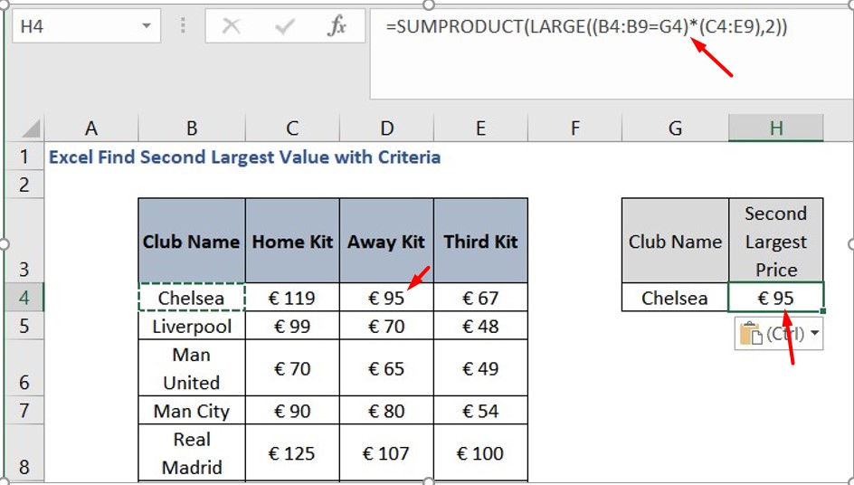 find-2nd-largest-value-after-n-excel-stack-overflow